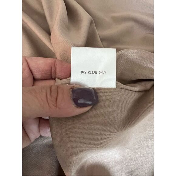 Birdy Grey Maxi Dress Womens Medium Taupe Alex NWT(Only One Tie Strap Included) - Picture 9 of 14